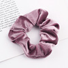 Qi Ji Amazon Fashion Hair 46 Color Velvet Golden Velvet Large -intestine Ring Head Flower Manufacturer