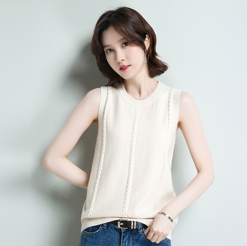 Gilet femme FILLE DE RIZ en Tricot - Ref 3317986 Image 1