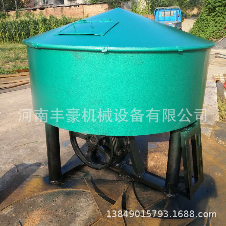 新型小型轮碾机 平口搅拌混料机 煤灰熟料黏土轮碾搅拌机现货供应