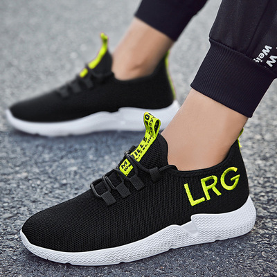new pattern 2018 ventilation lovers leisure time Cloth shoes Weaving student motion Running shoes Korean Edition direct deal