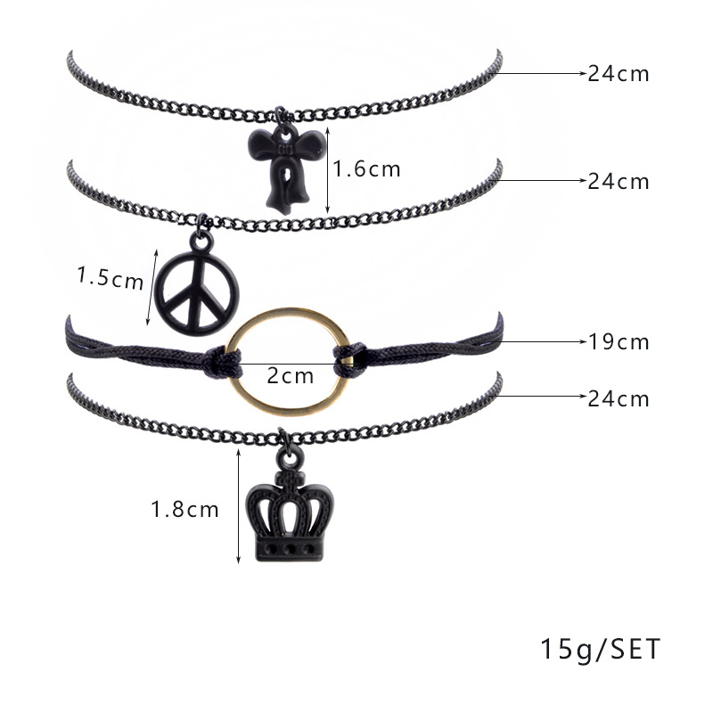 Hot Selling Mode Wilde Krone Bogen Knoten Armband Großhandel display picture 1