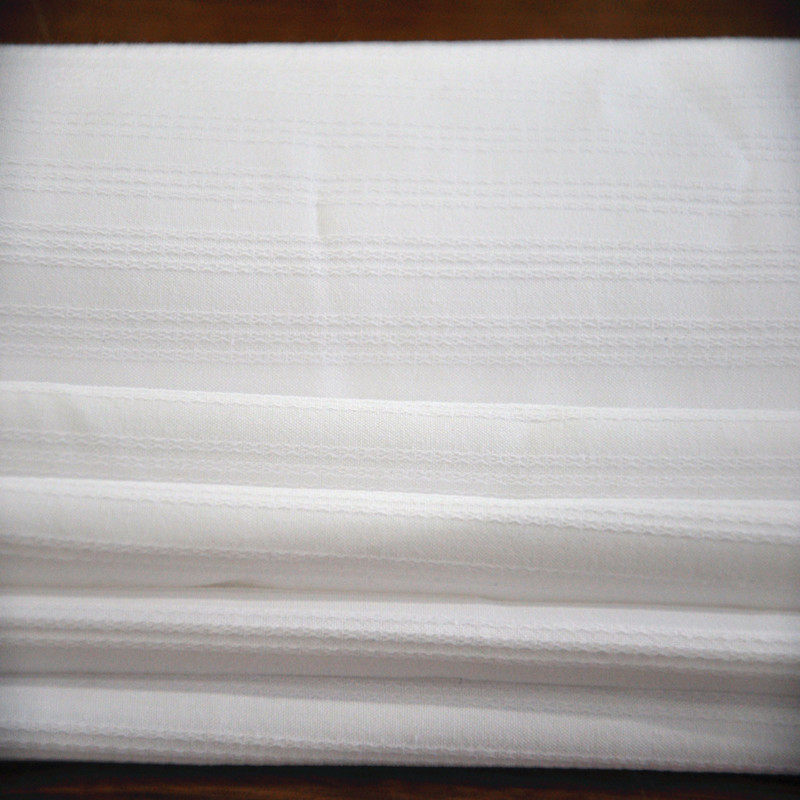 厂家直销跆拳道服面料三杠条动服户外 漂白 浙江 河北现货