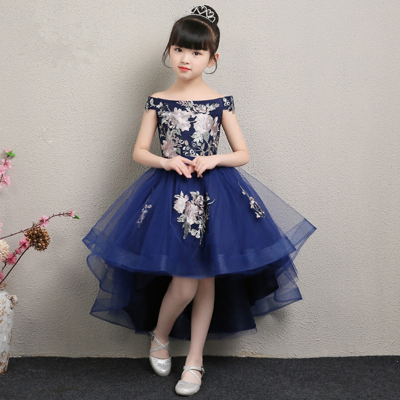 Летний детский наряд маленькой принцессы, манекен головы, вечернее платье, пианино, 2020, новая коллекция, открытые плечи
