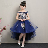 Летний детский наряд маленькой принцессы, манекен головы, вечернее платье, пианино, 2020, новая коллекция, открытые плечи