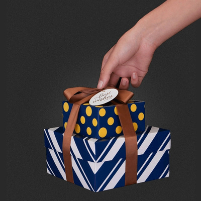 创意礼品盒精美生日礼物盒丝带包装盒伴手礼礼盒喜糖盒套装|ms