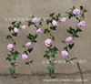 Simulation Rose Vine Wall -mounted Wall -mounted Flower Vine Heating Pipe Living Room Decoration Flower Ceiling Plastic Flower and Teng Wholesale