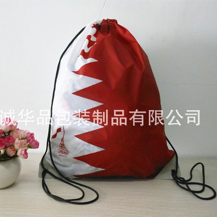 尼龙束口袋210D涤纶拉绳袋培训抽绳包马拉松户外背包束绳袋加LOGO