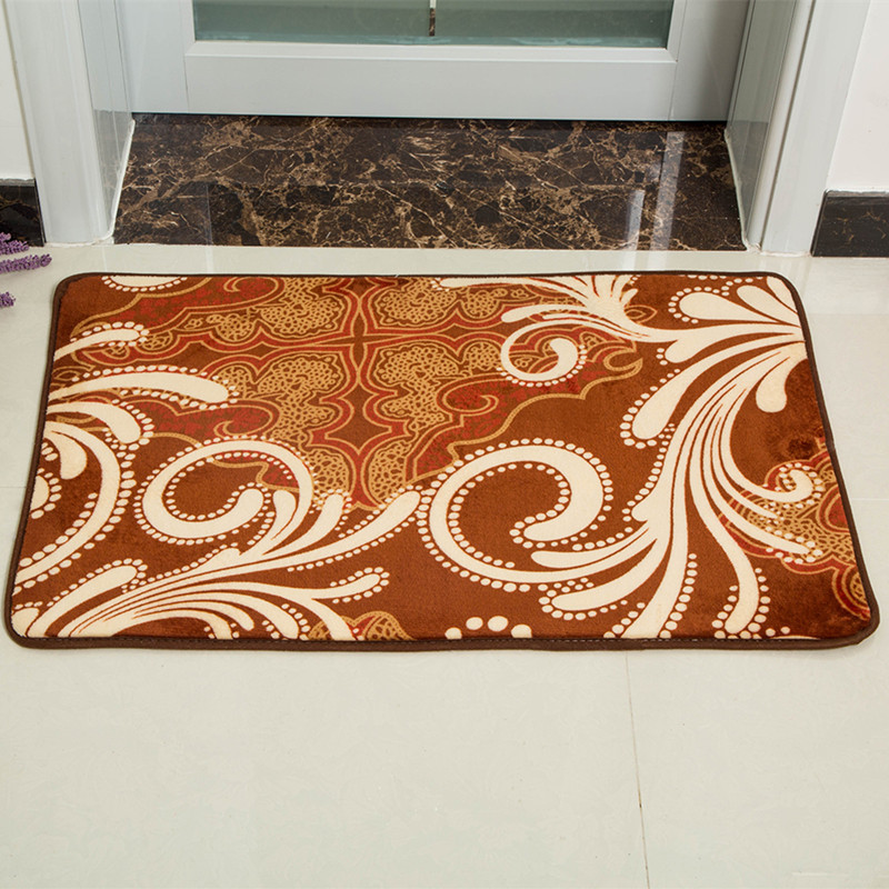 加厚珊瑚绒地毯地垫门厅门垫厨房脚垫浴室卫生间卫浴垫蹭蹭垫
