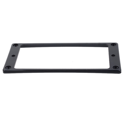 String LP electric guitar dual pickup curved bevel frame Black plastic 7-string curved dual pickup frame