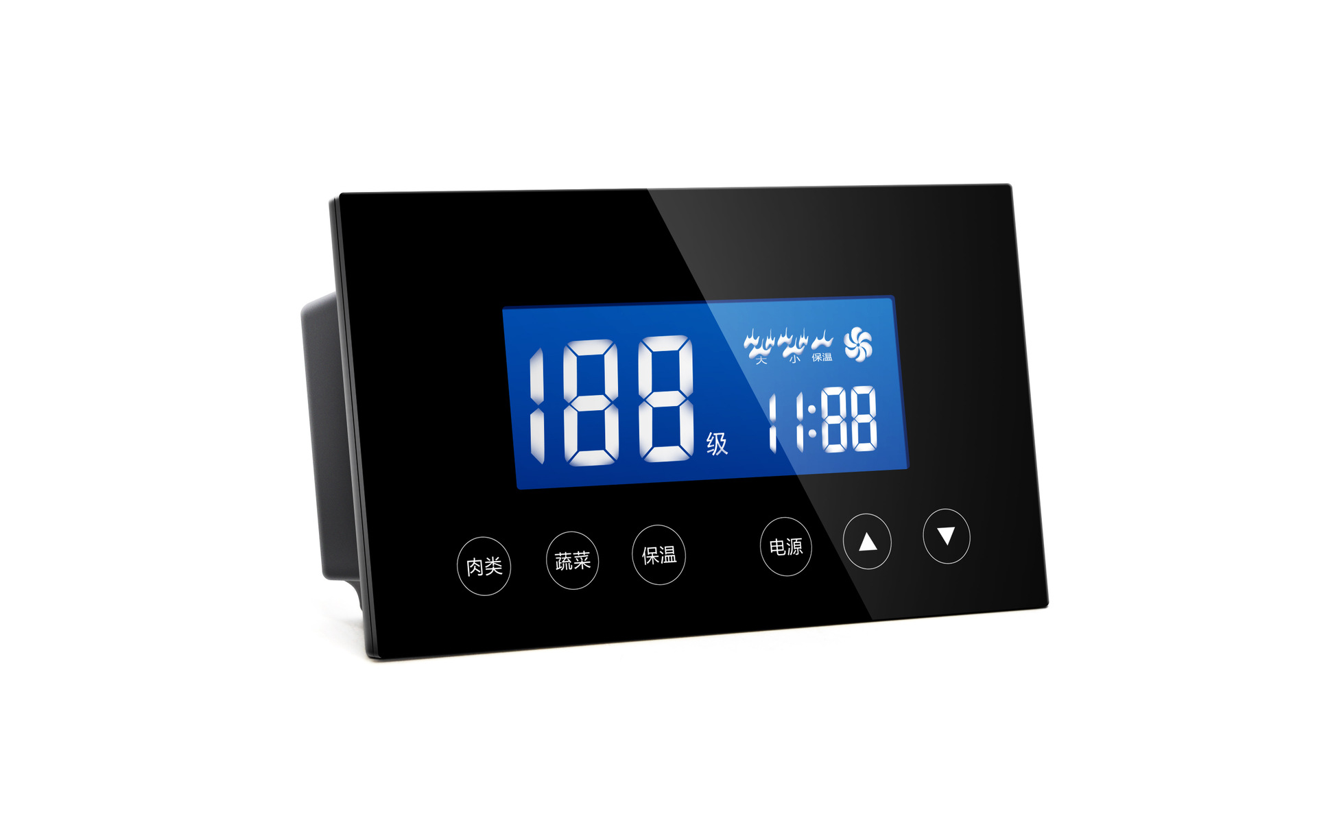 嵌入式无烟烧烤炉温控器不锈钢烧烤炉温控器加热管PID控温 KC系列