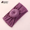 Hair accessory, children's donut, nylon headband, suitable for import, new collection, European style, wholesale