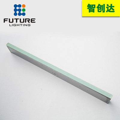 全彩戶外廣場公園埋地式全玻璃線條100cm LED發光磚