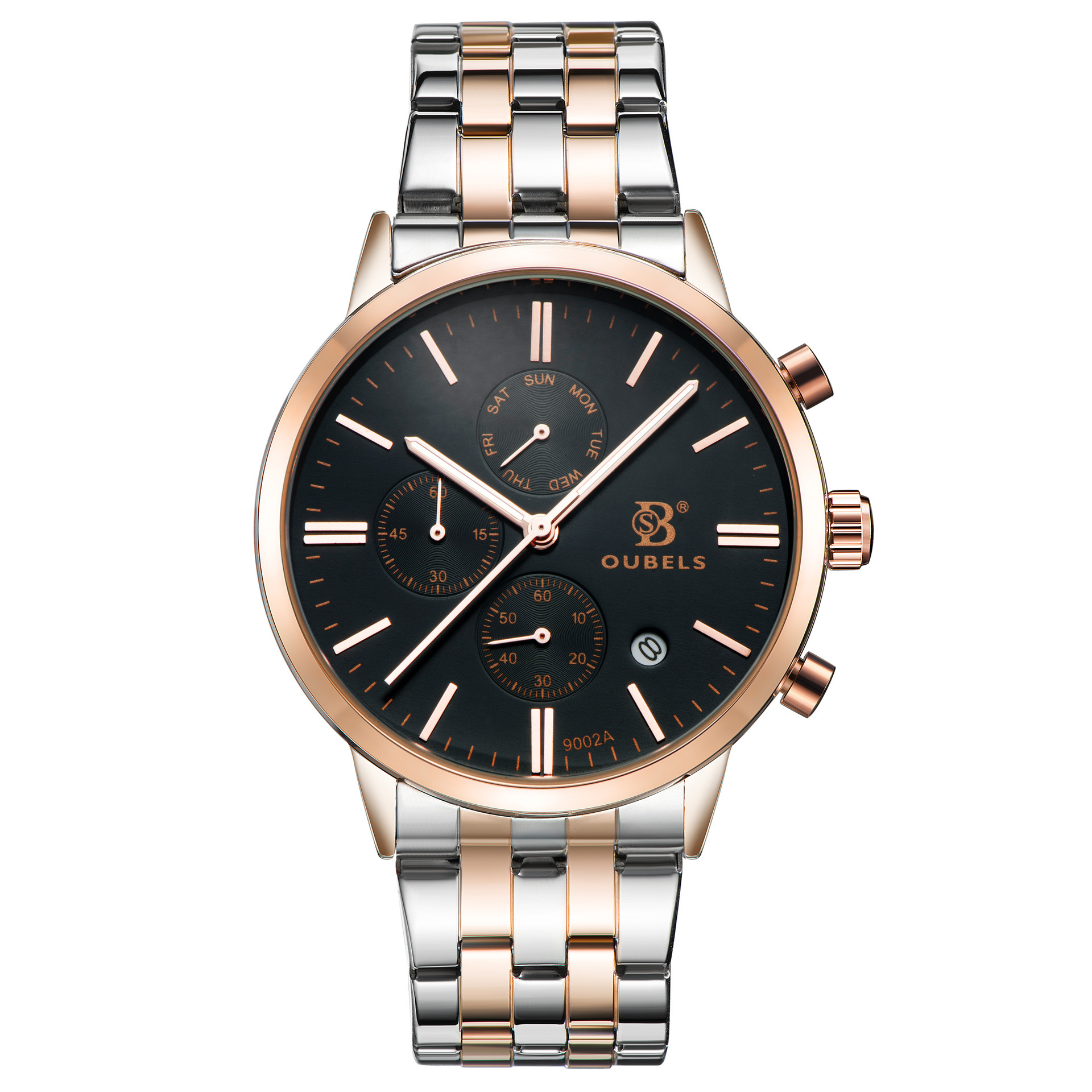 瑞士NOBJN诺铂金外贸手表夜光防水皮带陀飞轮全自动机械手表|ms