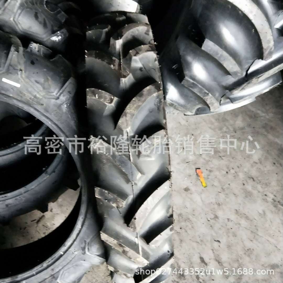 销售农用拖四轮 拉机轮胎8.3-24人字加密人字花纹平地花轮胎