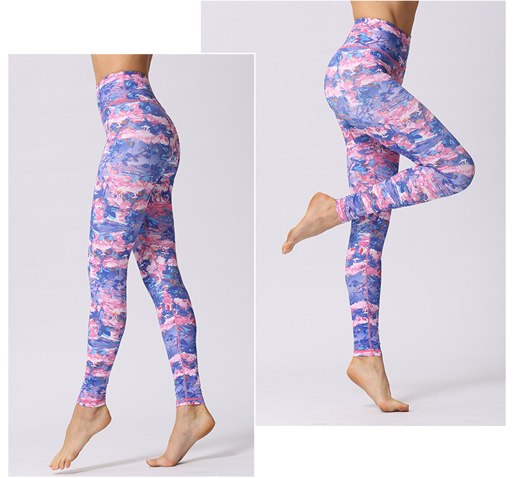 printed tight leggings sports fitness pants nihaostyle clothing wholesale NSSAI70440