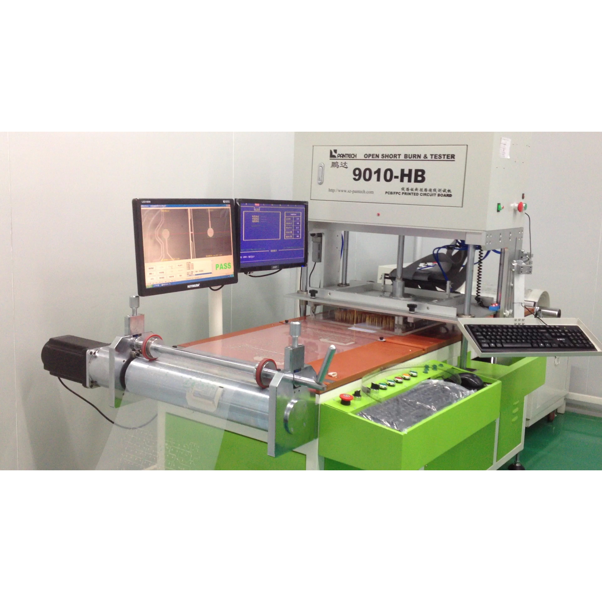 9010-HB单片卷料自动送料测试机（CCD镜头对位，0-800mA烧线）