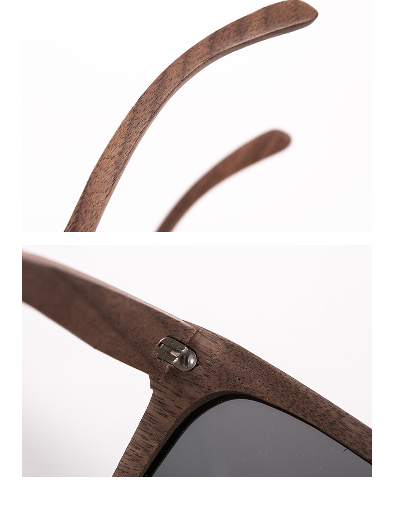 Lunettes de soleil ANGCEN en En bois - Ref 3365591 Image 18