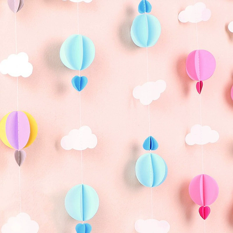 Three dimensional balloon for kindergarten, evening dress, cloud