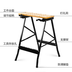 Woodworking workbench multi-functional folding flip-up woodworking workbench woodworking table table saw portable woodworking saw