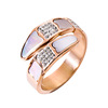 Stone inlay, ring stainless steel, jewelry, accessory, Korean style, internet celebrity, wholesale