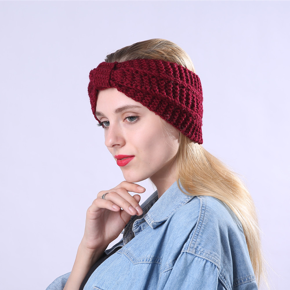 Fascia per capelli in lana per donna accessorio invernale_voghion.com