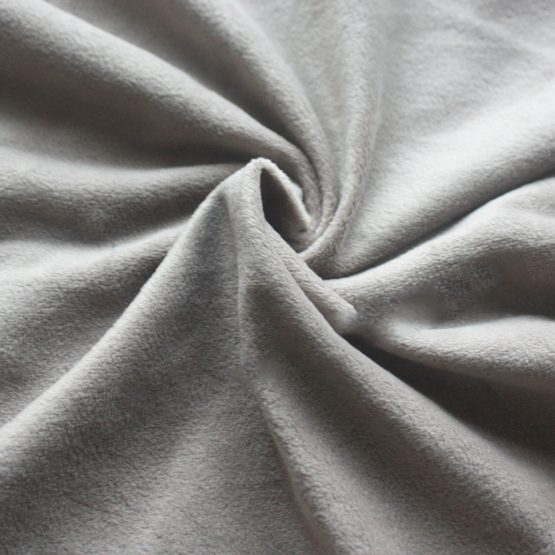 厂家直销素色超细纤维面料供应复合毛绒玩具服饰服装仿超柔面料