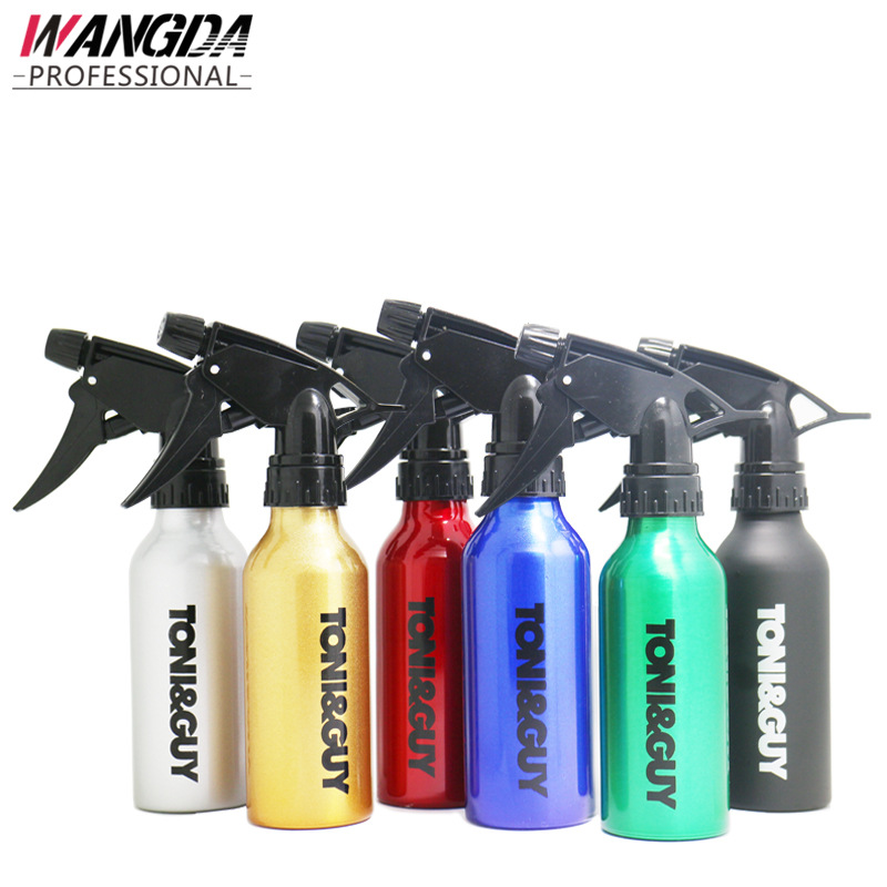 200ml铝喷水壶 美发喷壶 托尼盖喷雾壶 专业理发店铝水壶丝印定制|ms