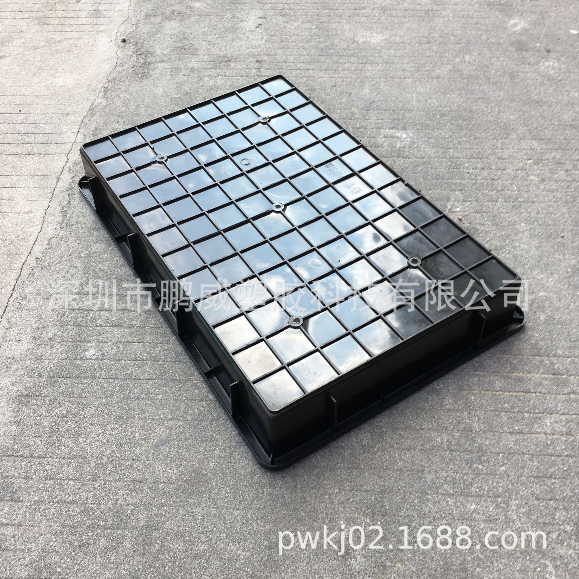 供应上海闵行电子收纳胶盆 防静电塑胶方盘 导电长方形元件方盆