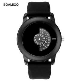 BOAMIGO手表男商务石英表休闲手表简约时尚轻薄款男表潮流手表
