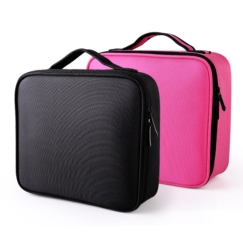 Wholesale ins cosmetic bag small portable Korean simple and lovely travel large capacity net red multifunctional storage bag