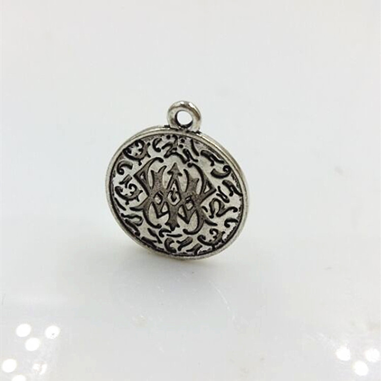 diy Alloy fittings Jewelry Handmade materials relief Baroque decorative pattern Europe and America Selling Pendant