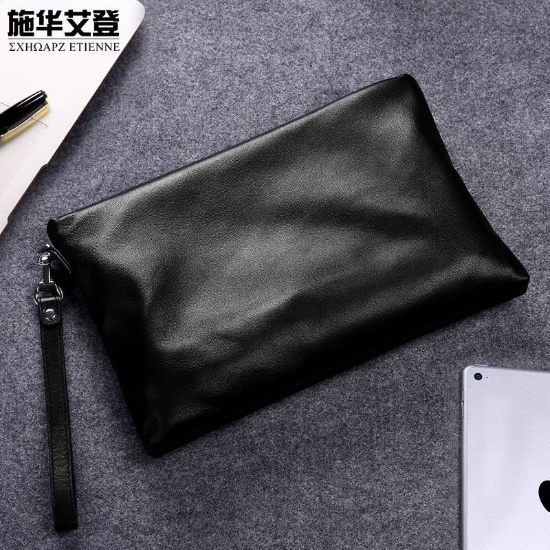 Hua Hua, Aydin man Handbag clutch bag genuine leather Men's bag Envelope bag High-capacity Soft leather A generation of fat