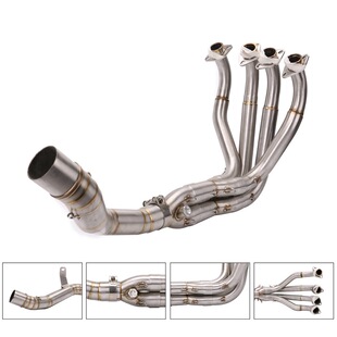 Motorcycle Modification Parts, Motor Vehicle Exhaust Pipe Clamp, Fixed Ring, Straight-Through Stainless Steel Clamp, 11cm