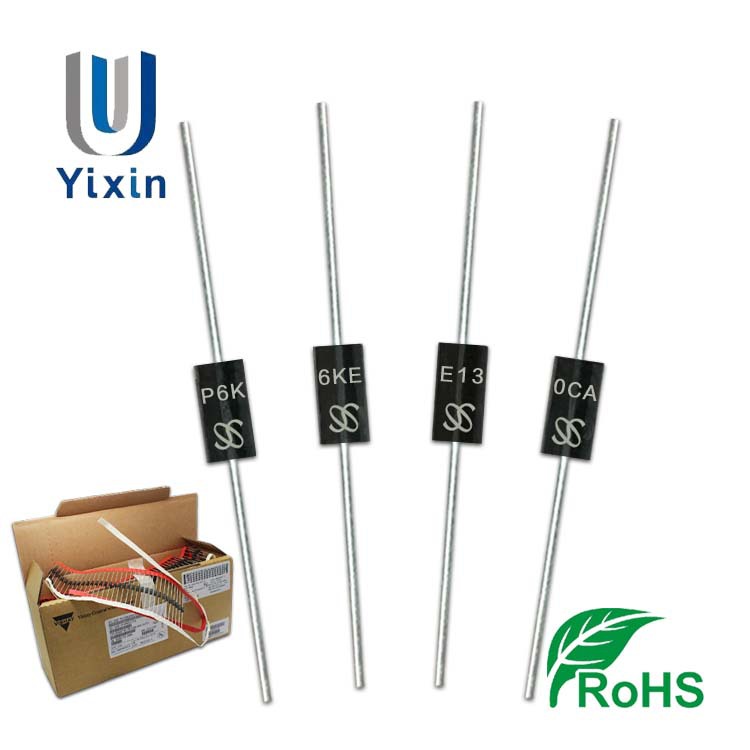 厂家直营 TVS二极管 P6KE130CA 直插DO-15封装双向瞬变抑制二极管