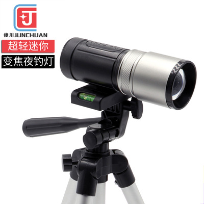 Highlight four light sources LED high-power 120W Fishing Lights Night fishing lights charge Zoom Blue light Fishing Purple