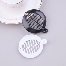 厂家直销 跨境专供简约实色彩色小圆夹香蕉夹 塑料鱼夹