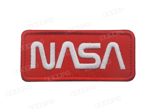 NASA English letters embroidered cloth armband Velcro clothing bag hat
