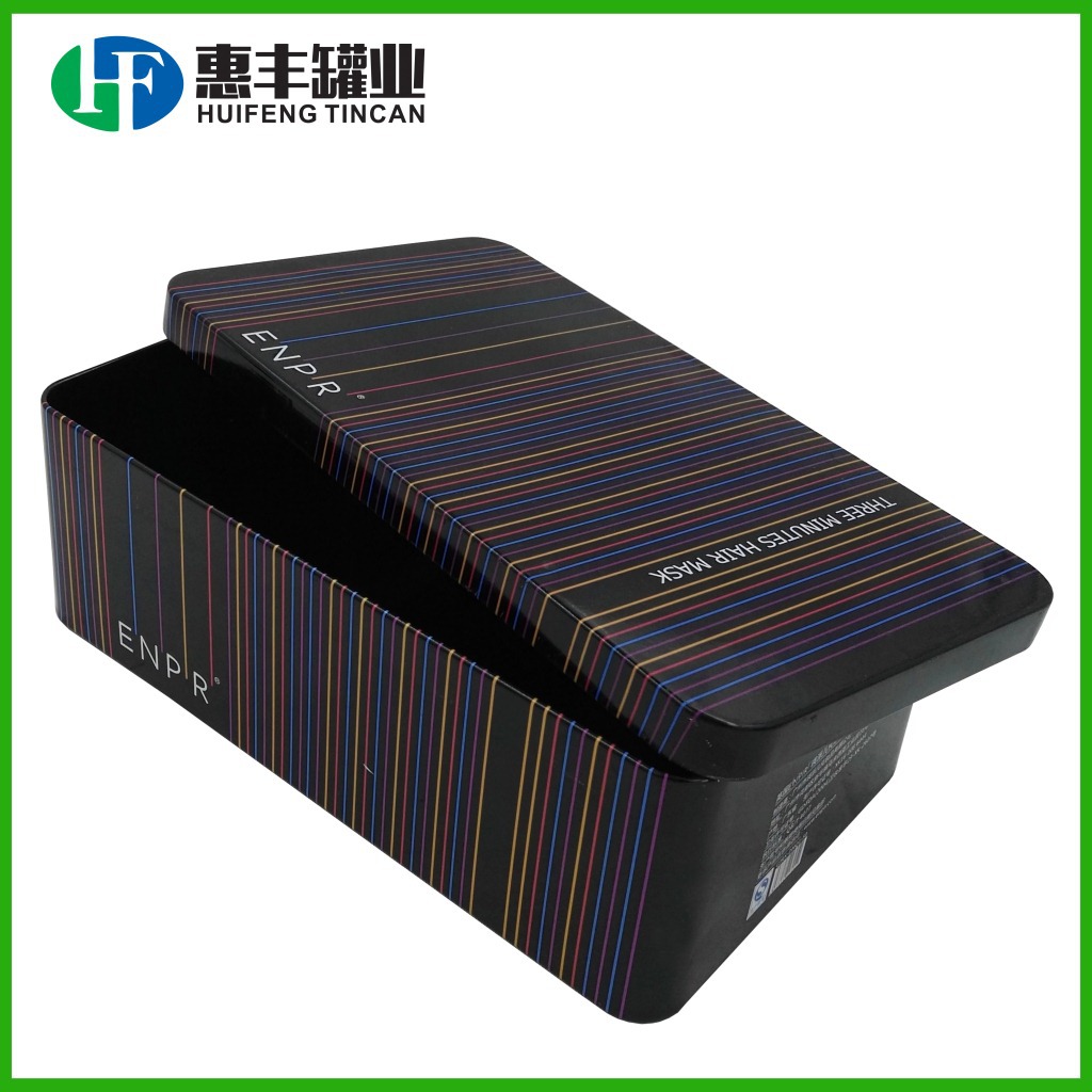 tin box金属面膜包装盒 化妆品铁盒 首饰品铁罐 胭脂粉收纳铁盒