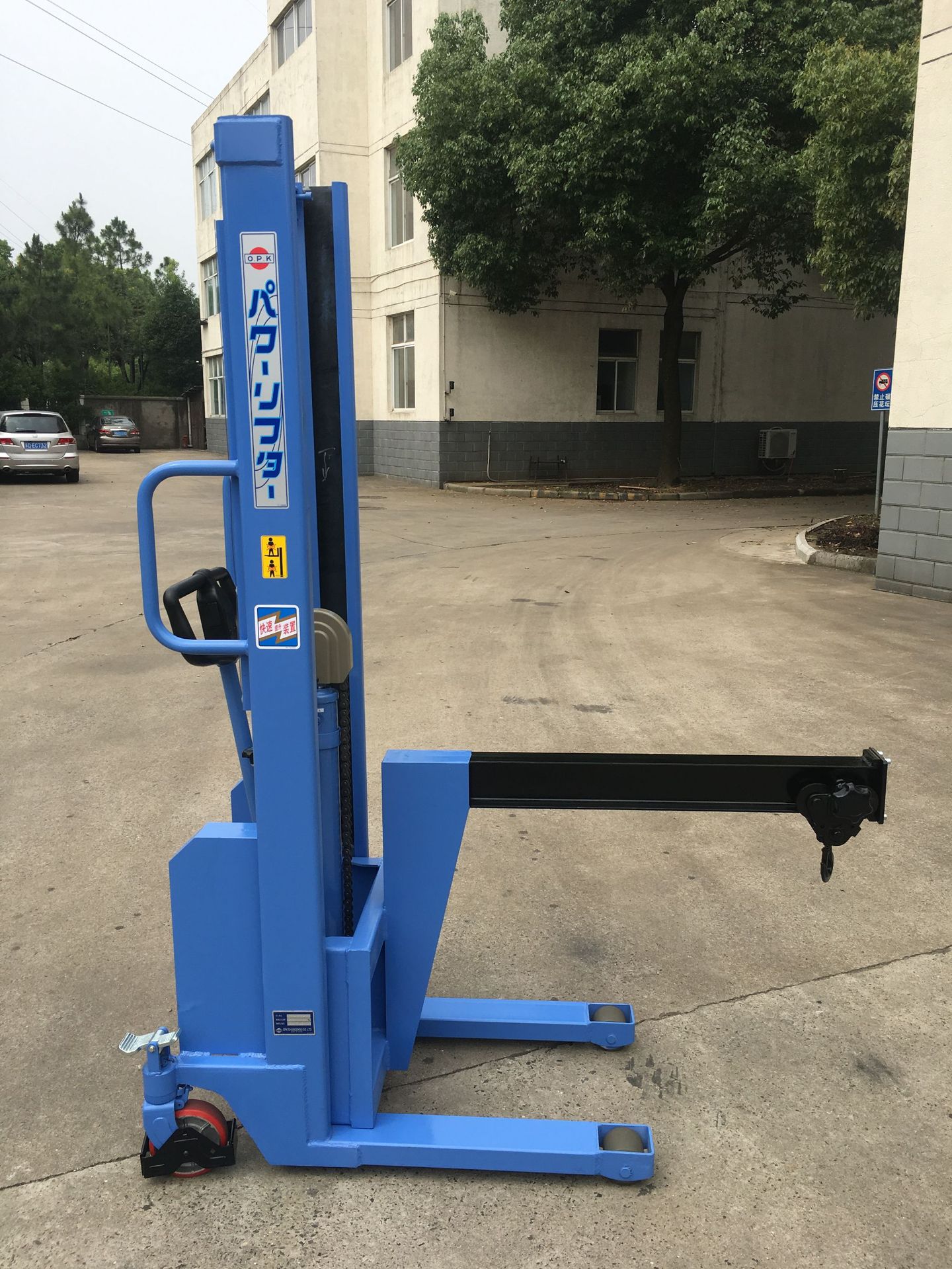 OPK手动吊钩车 堆高车PL-H500K 非标吊钩搬运车
