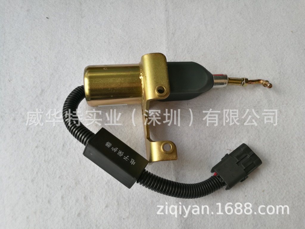 发动机R60-5停车电磁铁RSV1751es-12V\24V断油熄火电磁阀