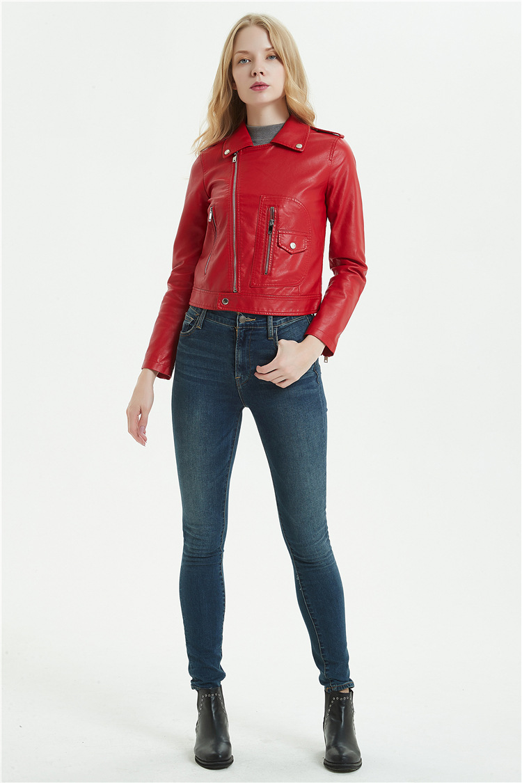 Veste en cuir femme en PU - Ref 3447605 Image 15