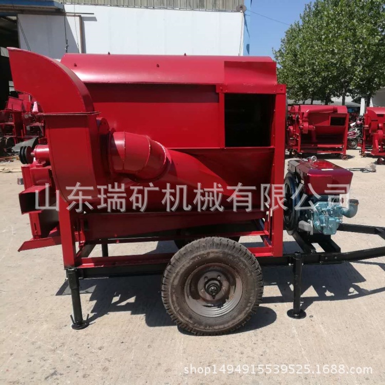 125型稻麦脱粒机 四清分离 稻谷脱粒机 蔬菜脱粒机