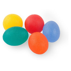 Silicone Egg-Shaped Grip Trainer Stress Relieving Office Keyboard Wrist Exercise Massage Ball Rehabilitation Grip Ball