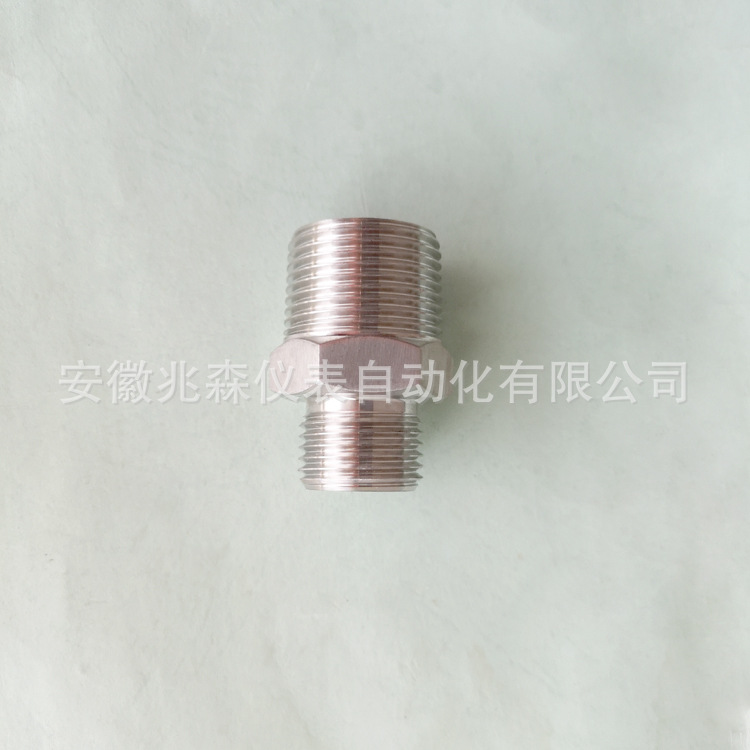 不锈钢变送器变径接头 4分变6分 G1/2外螺纹转3/4NPT外螺纹