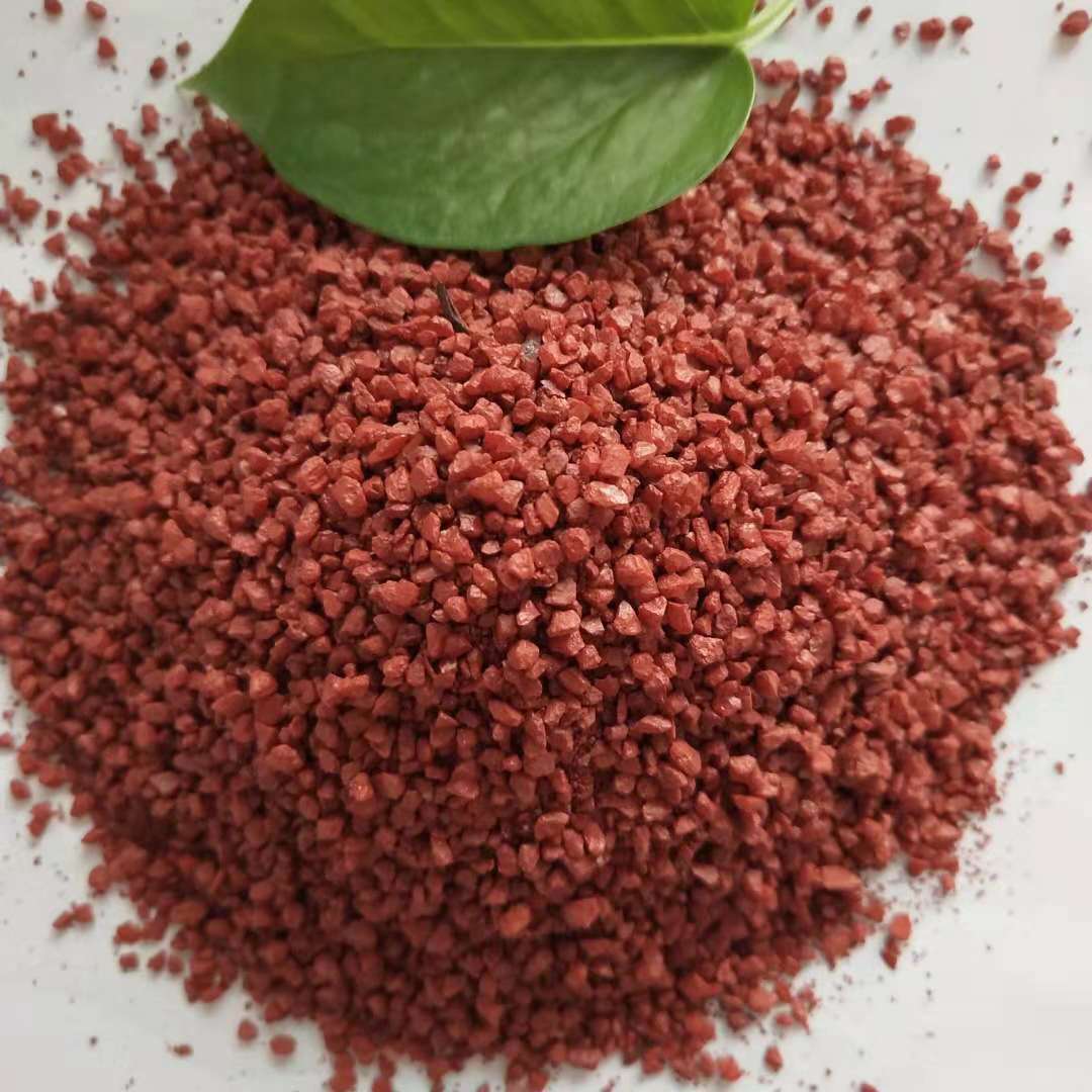 我厂生产彩色陶瓷颗粒 艺术地面 路面 园林道路美化陶瓷颗粒