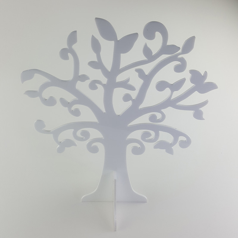 亚克力工艺品雕刻幸福树陈列架，有机玻璃工艺品雕刻树展示架