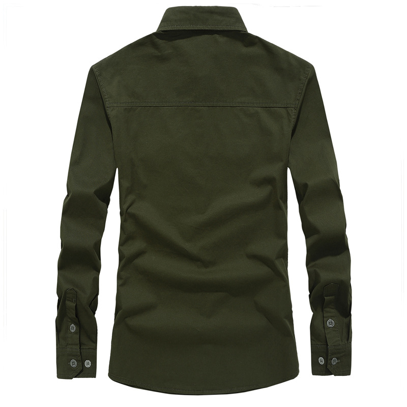 Transfronteriza Amazon ebaywish primavera ropa de trabajo de los hombres camisa de manga larga de los hombres más el tamaño de primavera y otoño camisa casual hombres