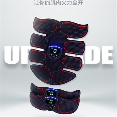 家庭健身器材 智能健腹仪健腹器充电腹肌贴健身器 八腹肌配件凝胶|ru