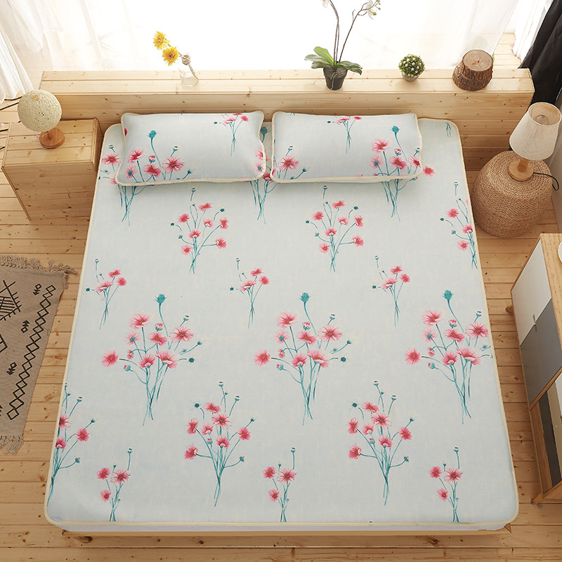 2018新款凉感冰柔丝空调软席 夏凉席三件套 韩版卡通软席一件代发|ms