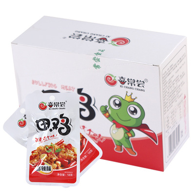 Hunan specialty Spicy frog precooked and ready to be eaten Campus supermarket Source of goods Meat snacks Frog A generation of fat